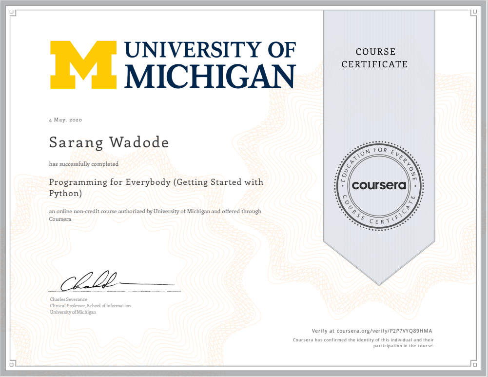 certificate python